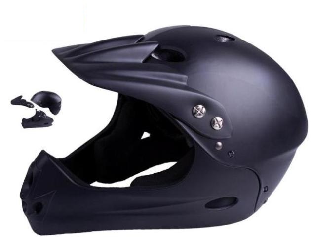 Ventura Downhill Helm schwarz matt L 731136